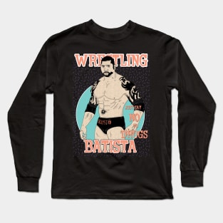 Artwork Batista Wrestling Aesthetic Long Sleeve T-Shirt